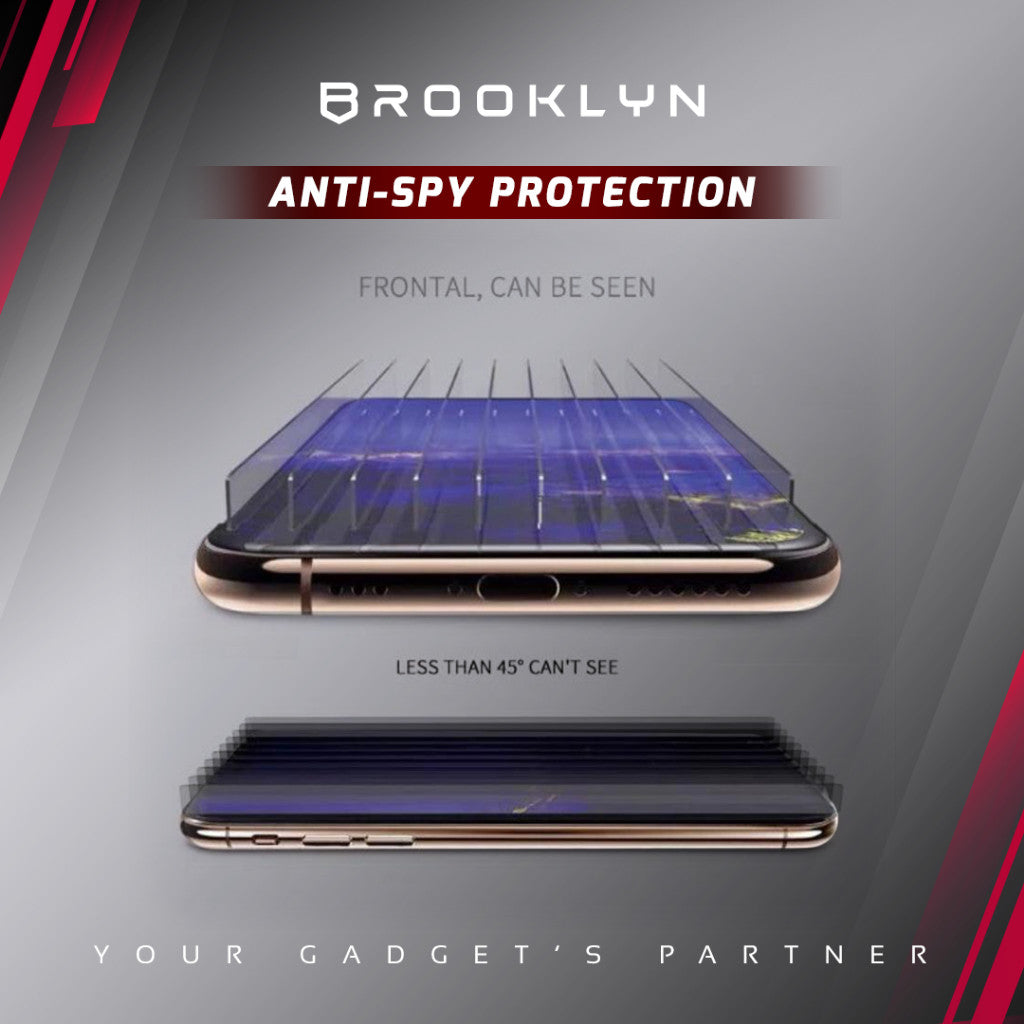 Tempered Glass iPhone 17 / Air / Pro / Pro Max EasyFit Privacy Full Cover Anti Spy Protection