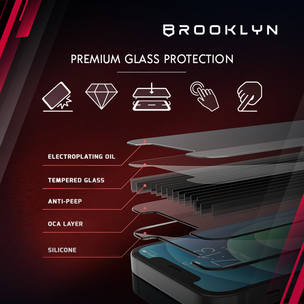 Tempered Glass iPhone 13 / Mini / Pro / Pro Max Poniless Privacy Protection