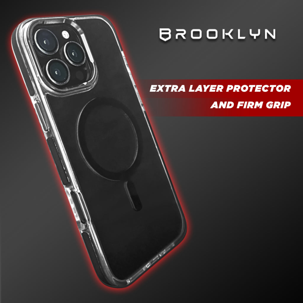 Brooklyn Thick Iron Armor MagSafe Casing iPhone 14 / Plus / Pro / Pro Max BK-CA17