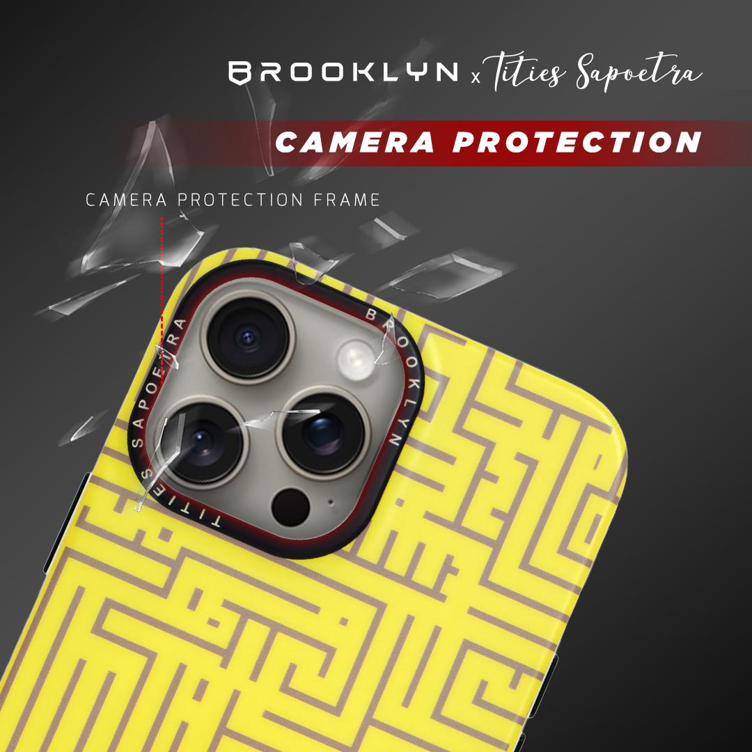 Brooklyn x Tities Sapoetra Yellow Labirin For iPhone 11 / Pro / Max BK-CA-T11