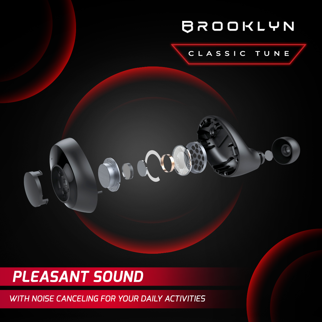 TWS Classic Tune Compact Design BK-T1