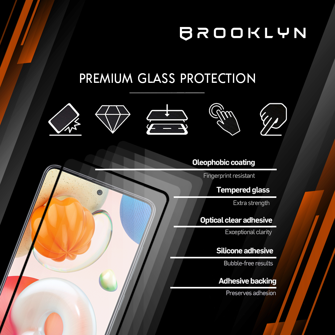 Tempered Glass SAMSUNG A71 / A72 / A73 Full Cover Around Protection
