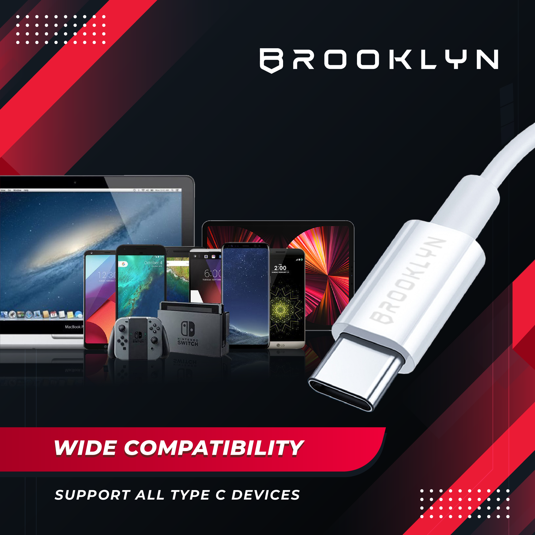 Cable Data USB C to USB C 60W Fast Charging BK-C1