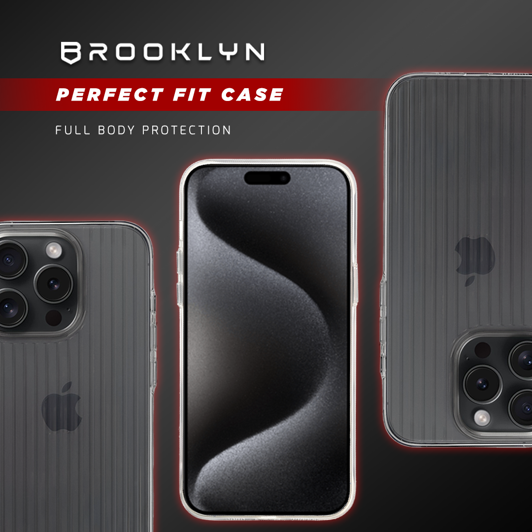 Case iPhone 15 / Plus / Pro / Pro Max Crystal Wave BK-CA8L