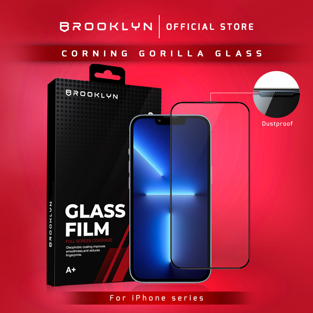 Tempered Glass iPhone 14 / Plus / Pro / Max Corning Glass Full Cover Protection