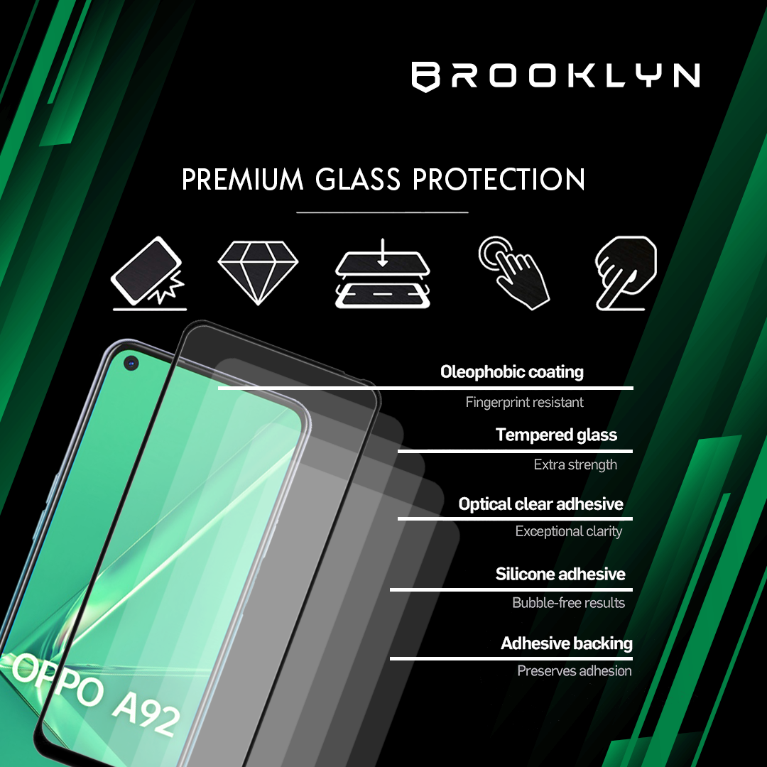 Tempered Glass OPPO A Series Full Cover Protection