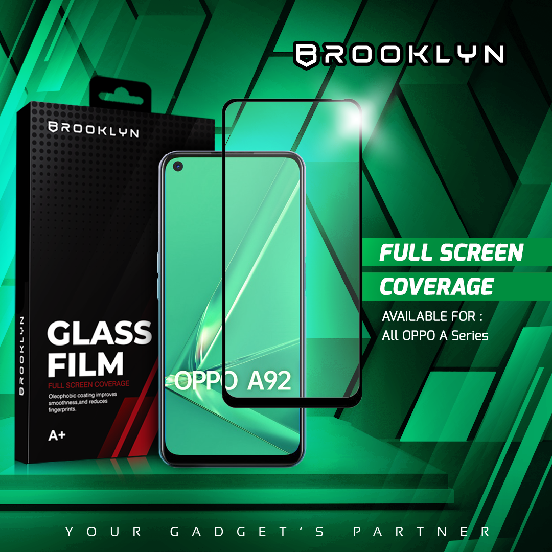 Tempered Glass OPPO A Series Full Cover Protection