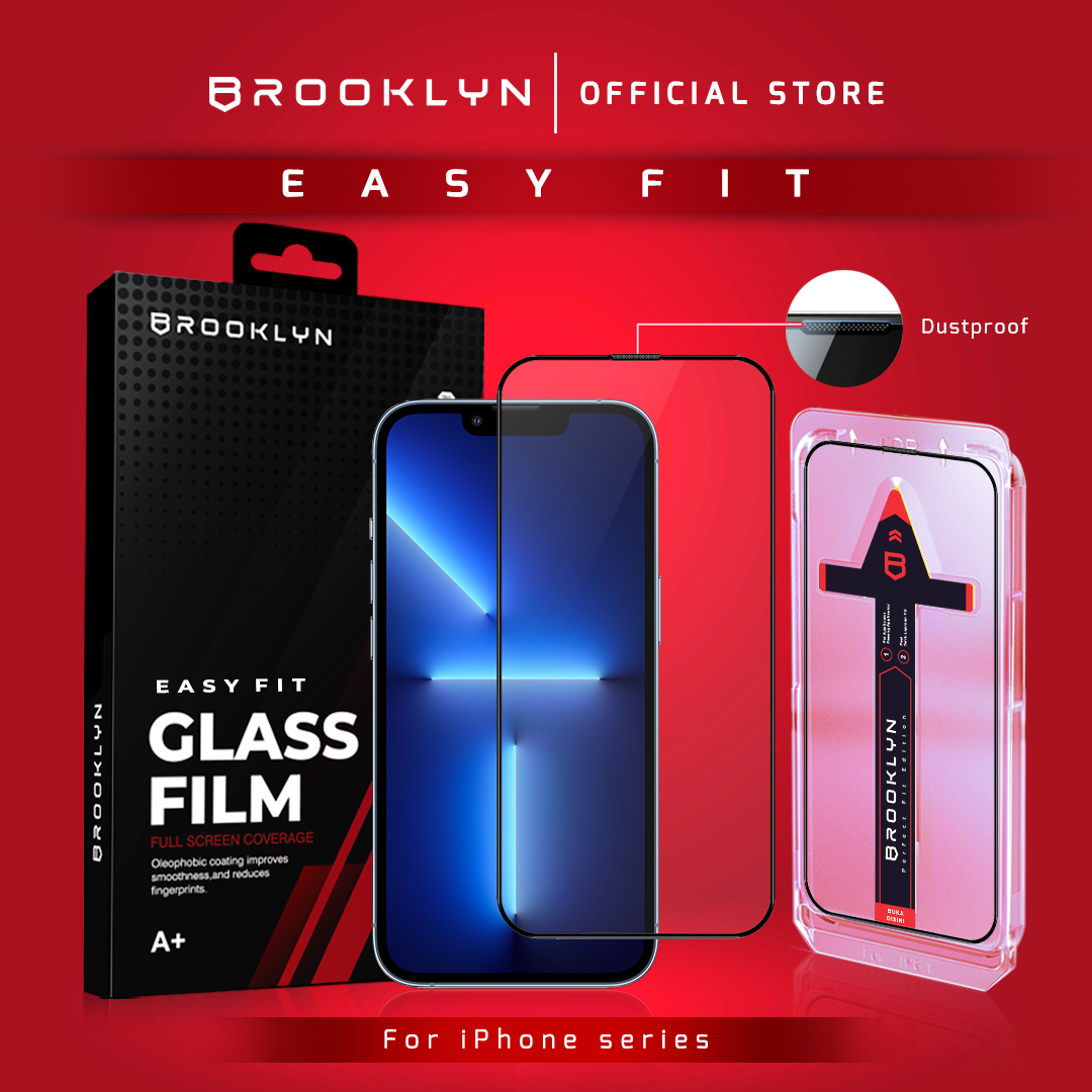 Tempered Glass iPhone 14 / Plus / Pro / Max Easy Fit Full Cover Protection