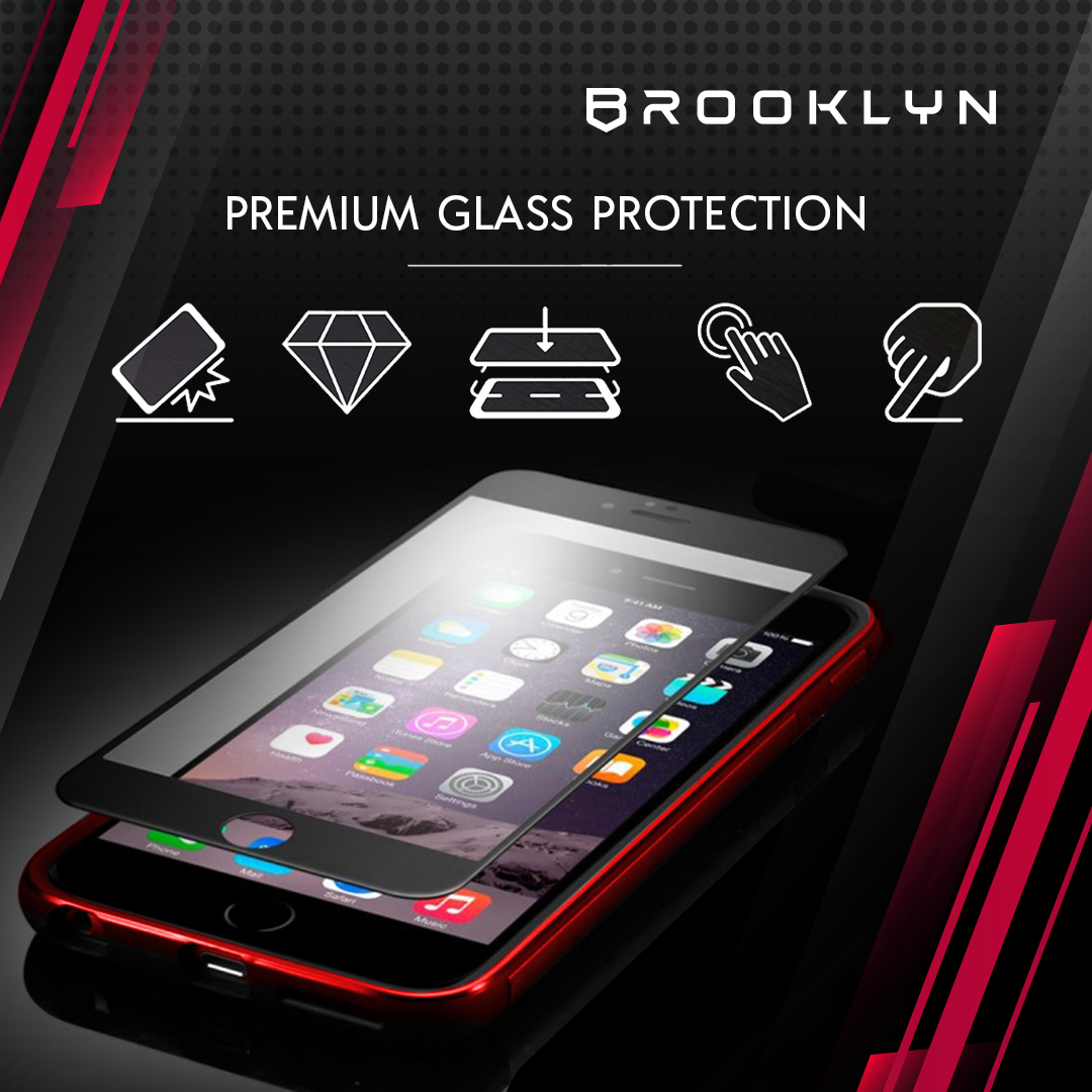 Tempered Glass iPhone 7 / 8 / SE Series 3D Full Cover