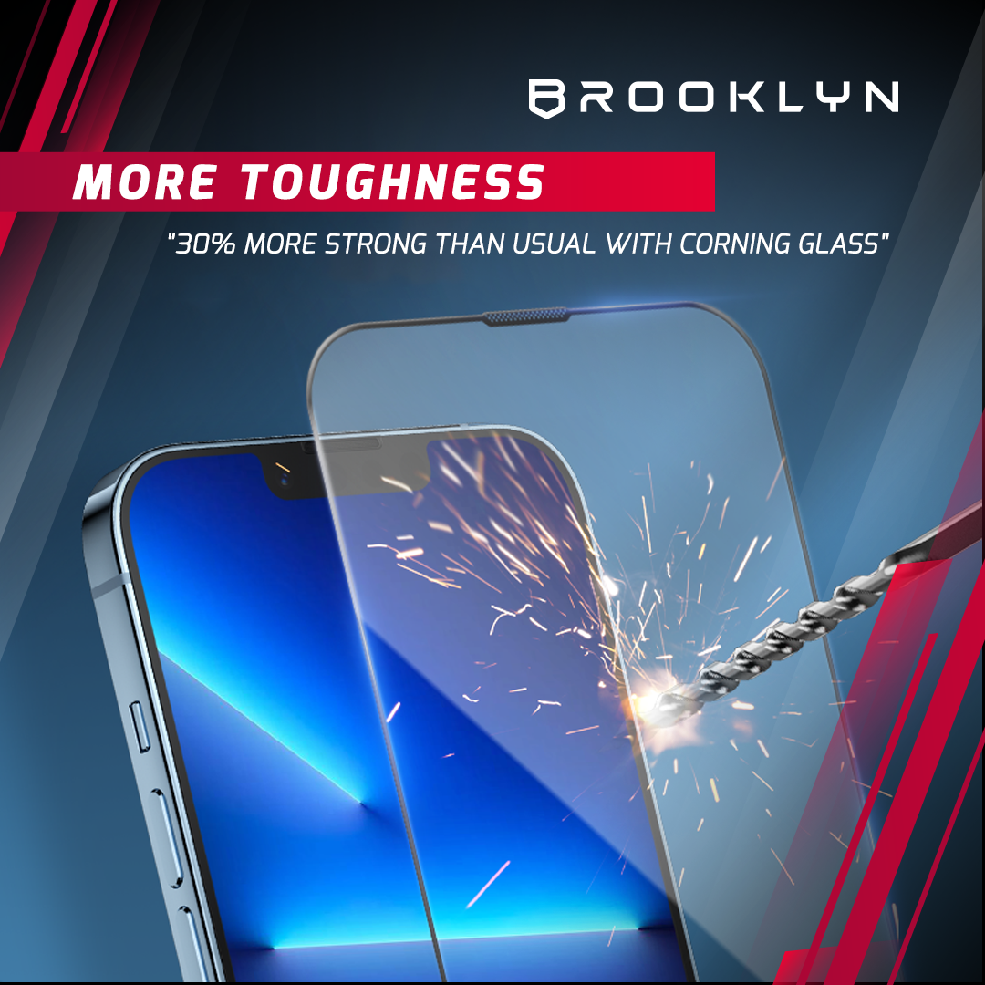 Tempered Glass iPhone 14 / Plus / Pro / Max Corning Glass Full Cover Protection