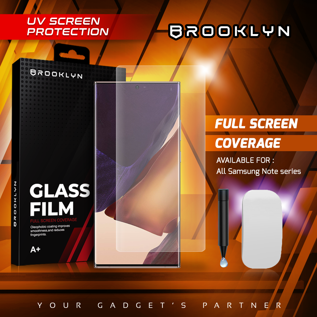 Tempered Glass SAMSUNG Note 8 / 9 / 10 / 20 Series UV Full Cover Around Protection