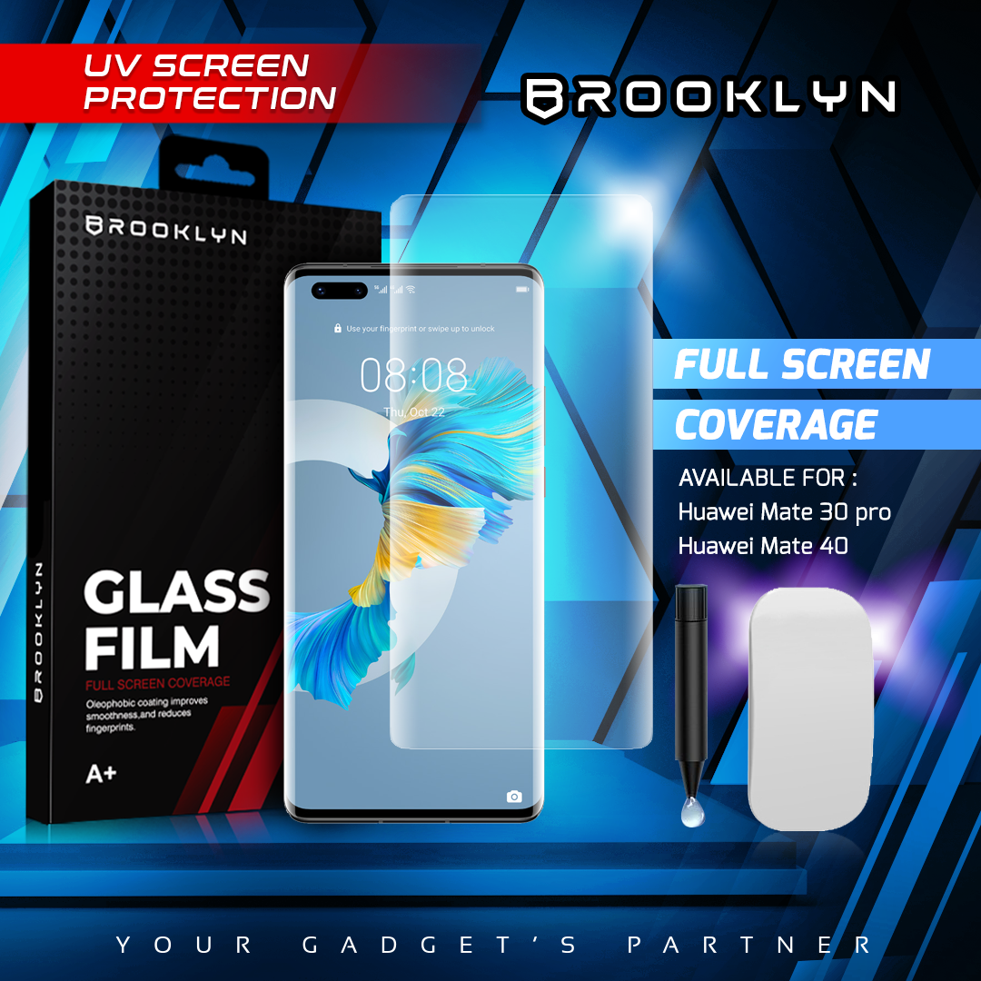 Tempered Glass Huawei Mate 30 /40 Series UV Full Cover Protection