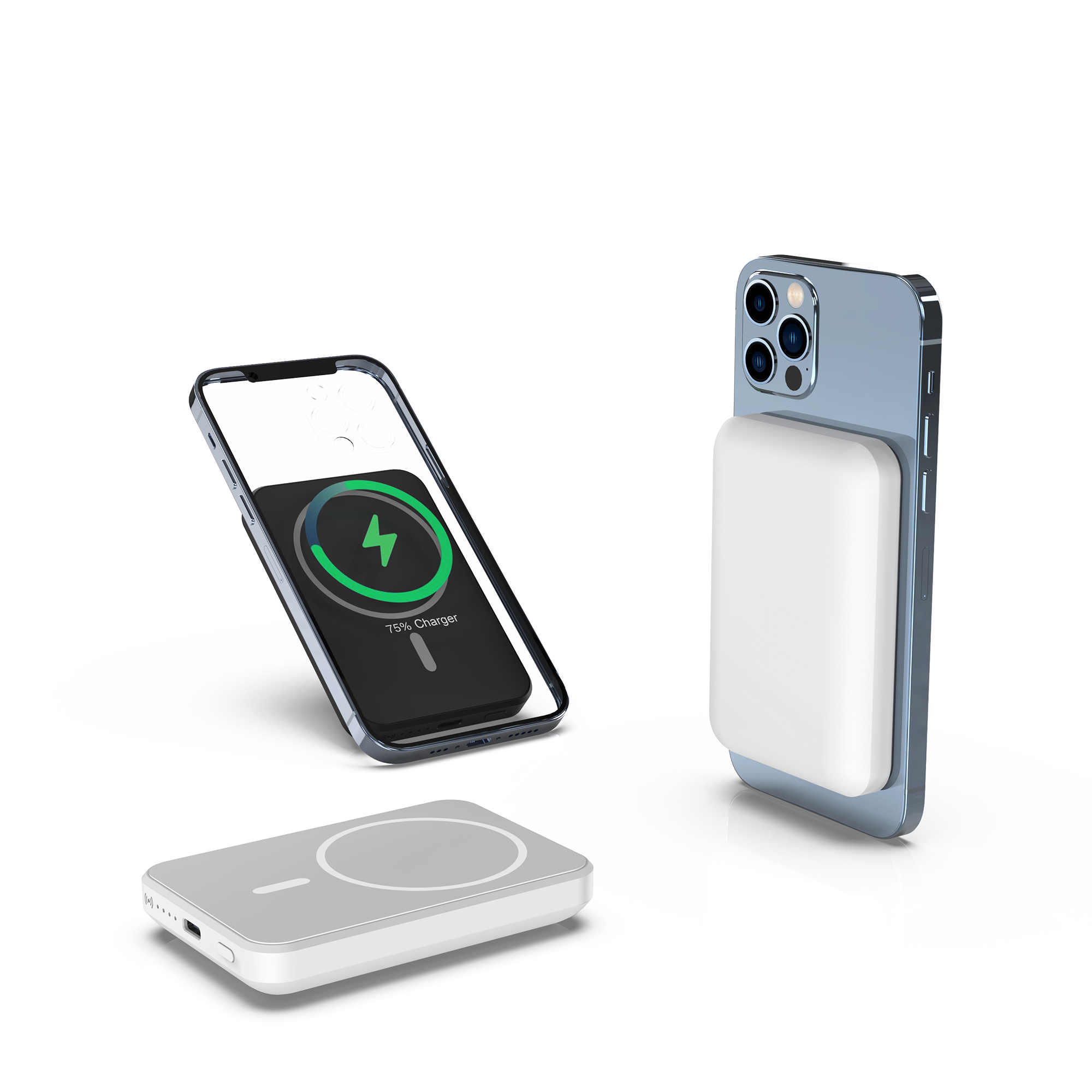 Powerbank Compact MagSafe Power Delivery Fast Charging BK-PB2