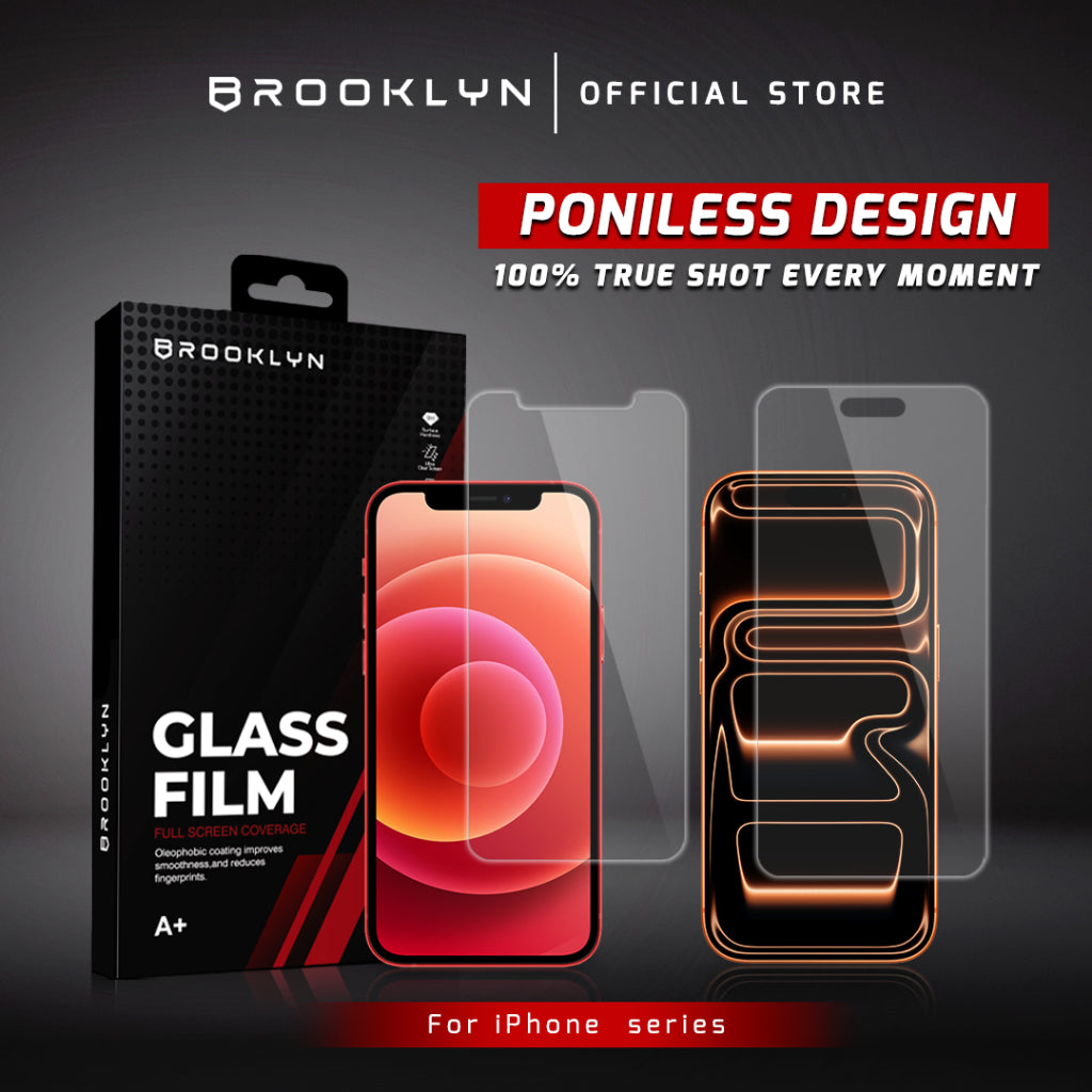 Tempered Glass iPhone 17 / Air / Pro / Pro Max Poniless Ver2 Protection