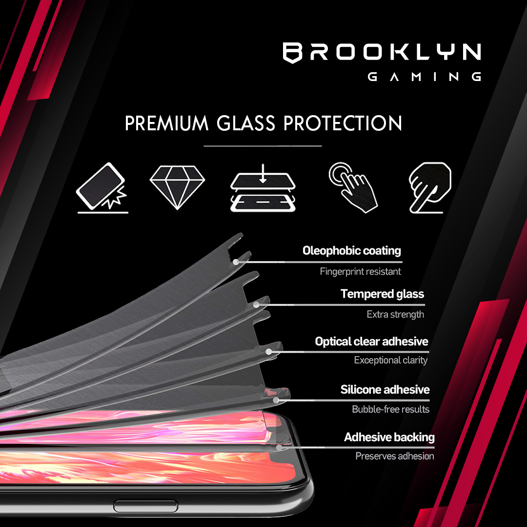 Tempered Glass iPhone 14 / Plus / Pro / Max Gaming Full Cover Protection
