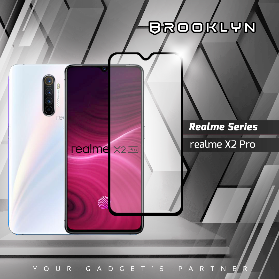 Tempered Glass Realme X2 / 5 / 6 / 8 Series Full Cover Protection