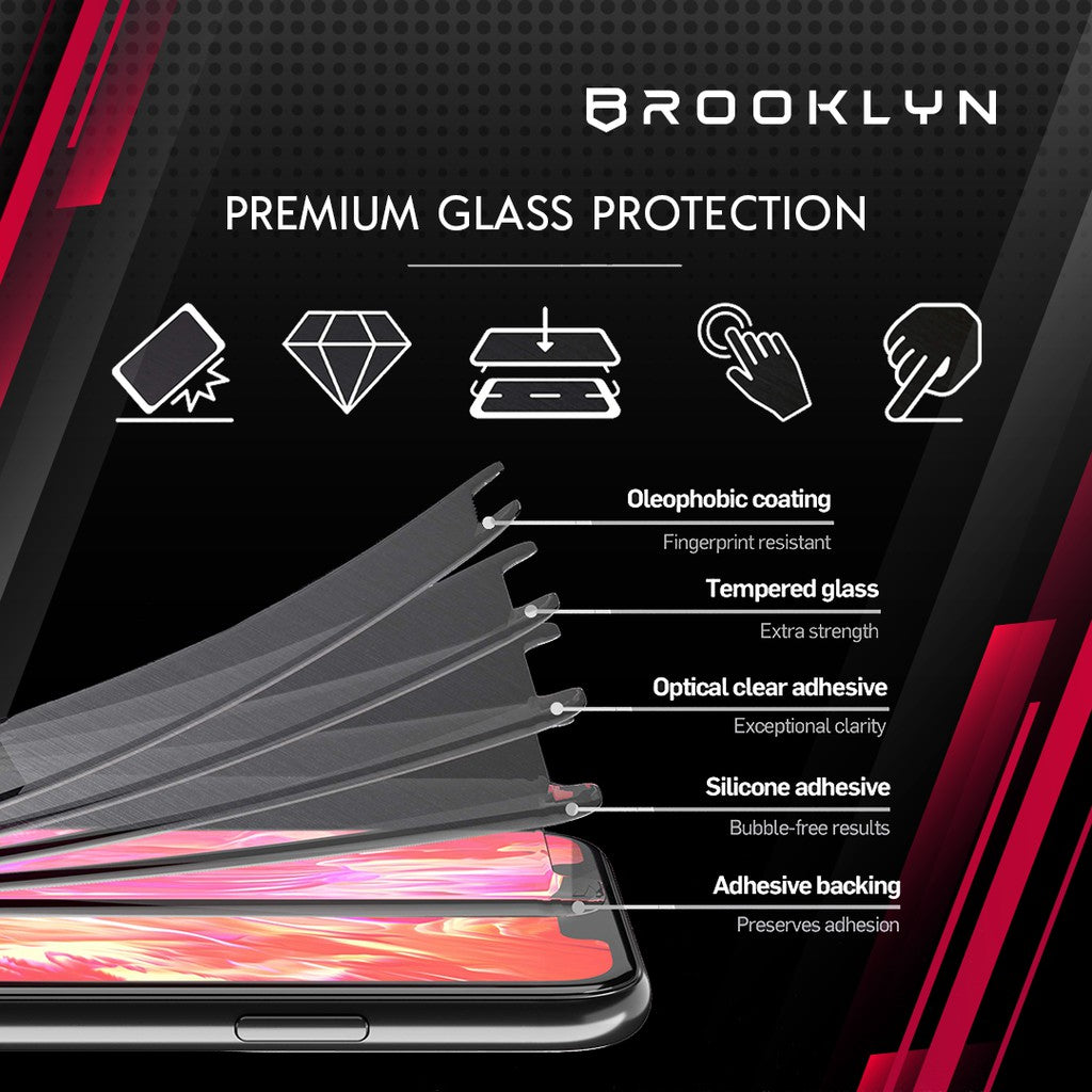 Tempered Glass iPhone X / XS / XR / XS MAX VER2 Full Cover Protection