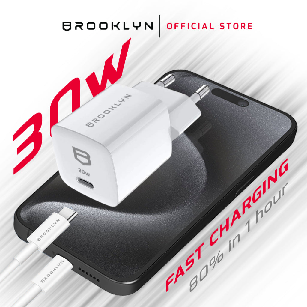 Wall Charger Adapter 1 Port USB C 30W Power Delivery BK-W17