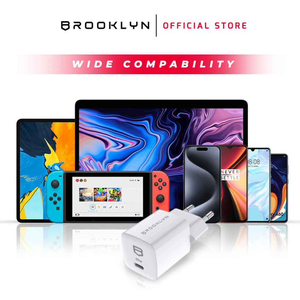 Wall Charger Adapter 1 Port USB C 30W Power Delivery BK-W17