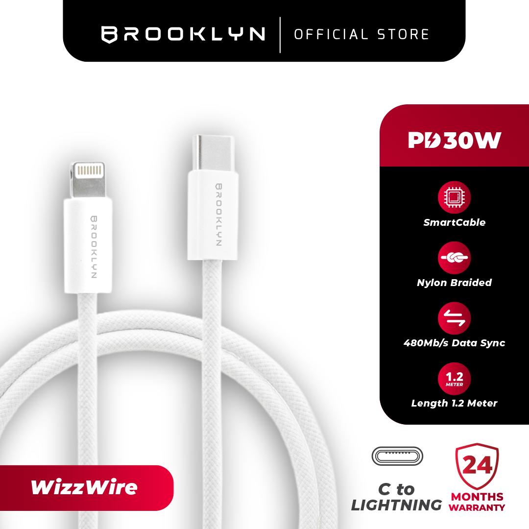 WizzWire Cable For Apple Type C to Lightning Power Delivery 30W Fast Charging BC-L9
