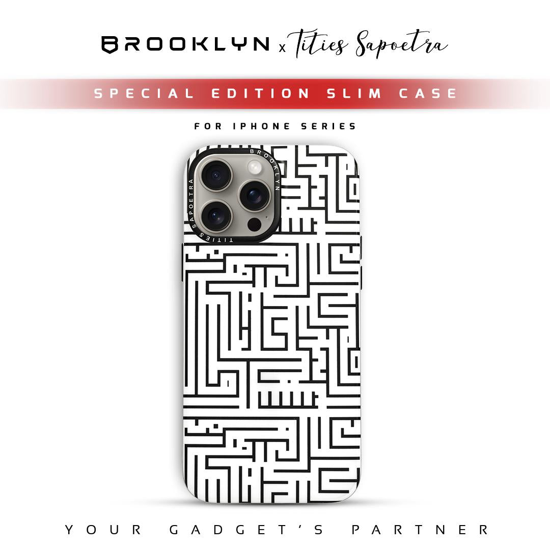 Brooklyn x Tities Sapoetra White Labirin For iPhone 12 / Pro / Max BK-CA-T2