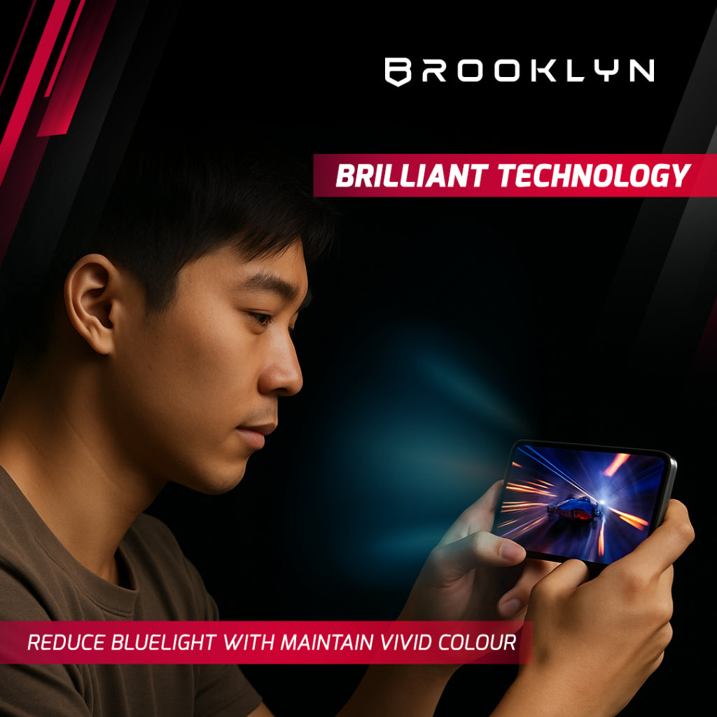 Tempered Glass iPhone 16 / e / Plus / Pro / Pro Max BlueArmor Full Cover Anti Blue Protection
