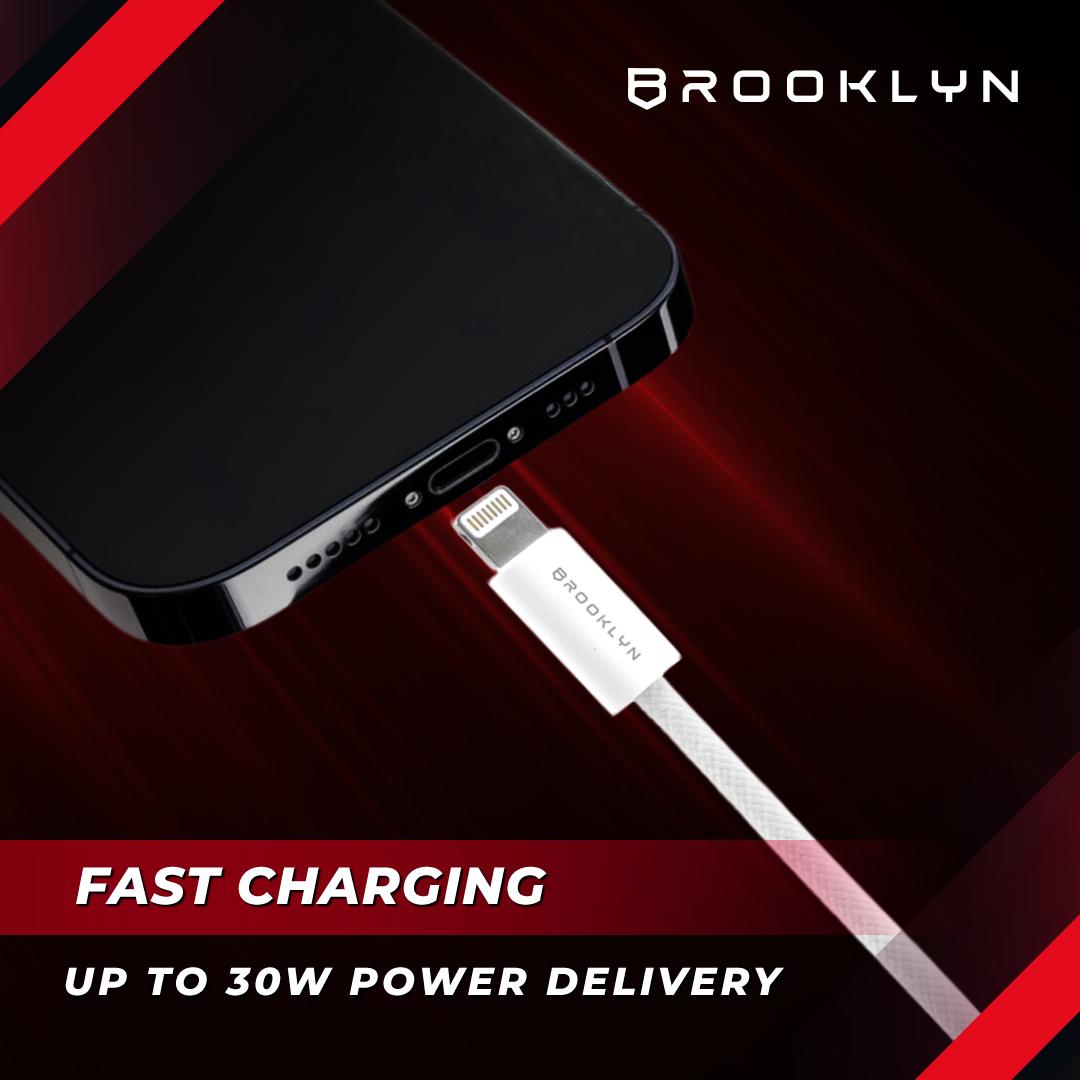 WizzWire Cable For Apple Type C to Lightning Power Delivery 30W Fast Charging BC-L9