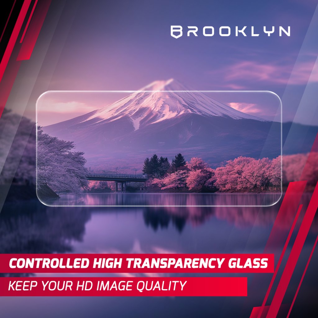 [No Border 3D Curve] Brooklyn 3D No Border Curve Tempered Glass iPhone 15 / Plus / Pro / Max