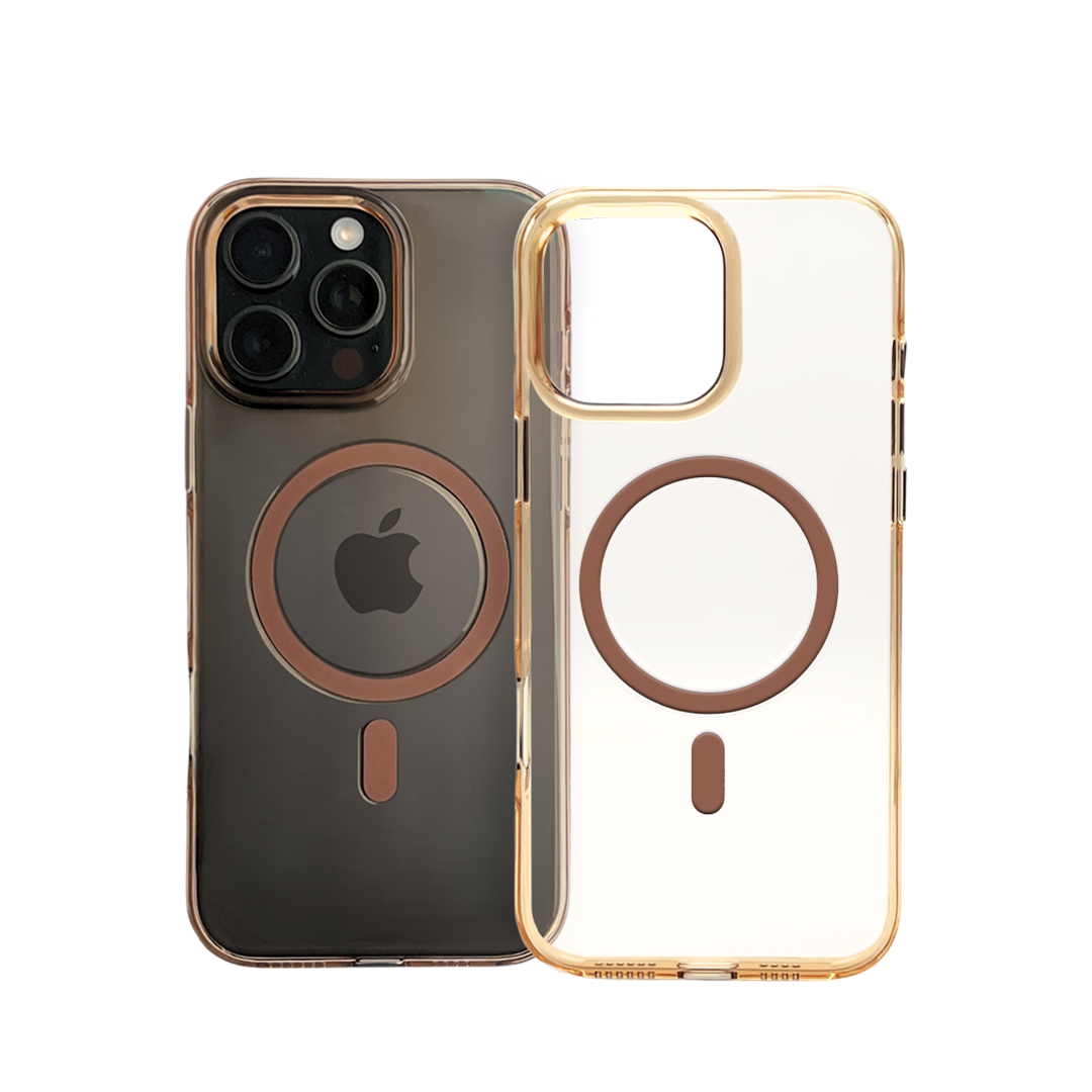 Case iPhone 13 / Mini / Pro / Pro Max Brown Magsafe Case BK-CA25