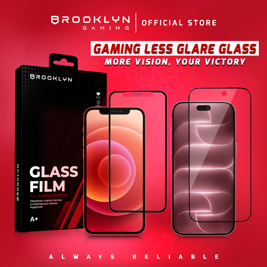 Brooklyn GAMING Tempered Glass For iPhone 18 / Pro / Max
