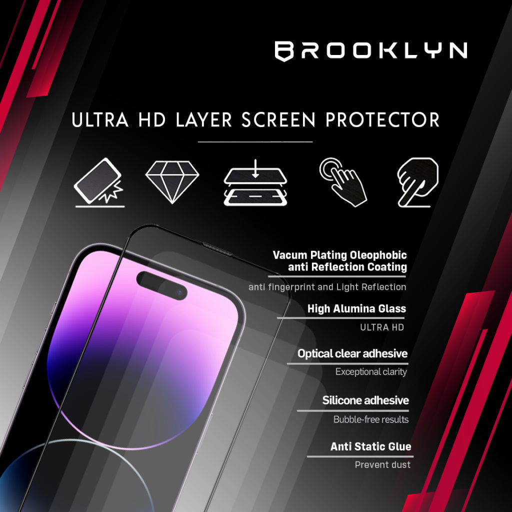 Tempered Glass iPhone 13 / Pro / Max Ultra HD Amplify Full Cover Protection