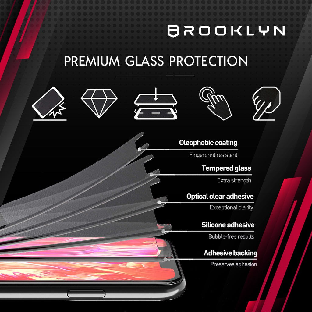Tempered Glass iPhone 14 / Plus / Pro / Pro Max VER2 Full Cover Protection