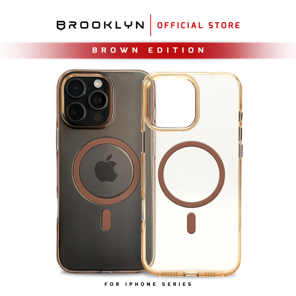 Case iPhone 13 / Mini / Pro / Pro Max Brown Magsafe Case BK-CA25